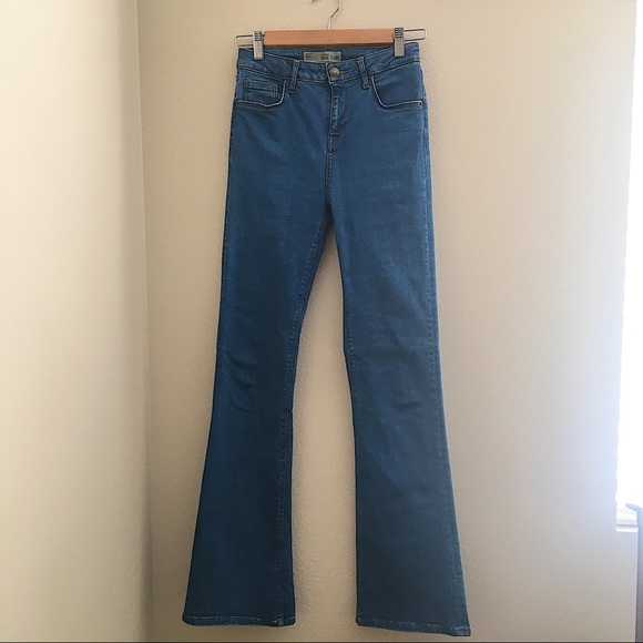 jamie flare jeans topshop